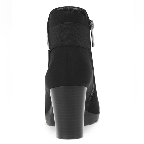 Anne Klein Women’s Rina Water Resistant Ankle Boots Sz 8 Black - Picture 3 of 6